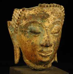 Bronze Head Of A Buddha, 16th Century CE - 17th Century CE