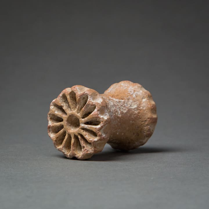 Gandhara Terracotta Stamp, 100 BCE - 300 BCE