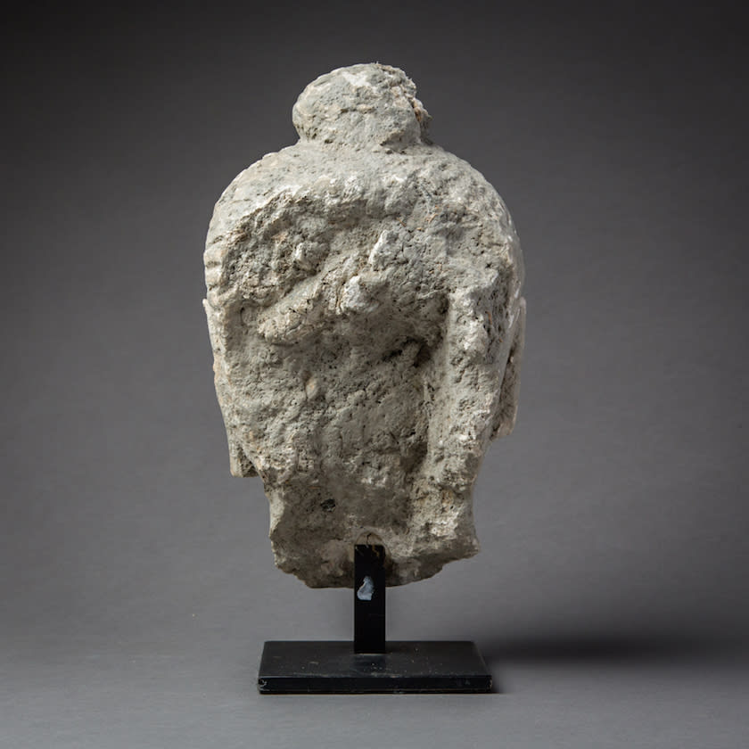 Gandharan Stucco Buddha Head, 100 CE - 400 CE