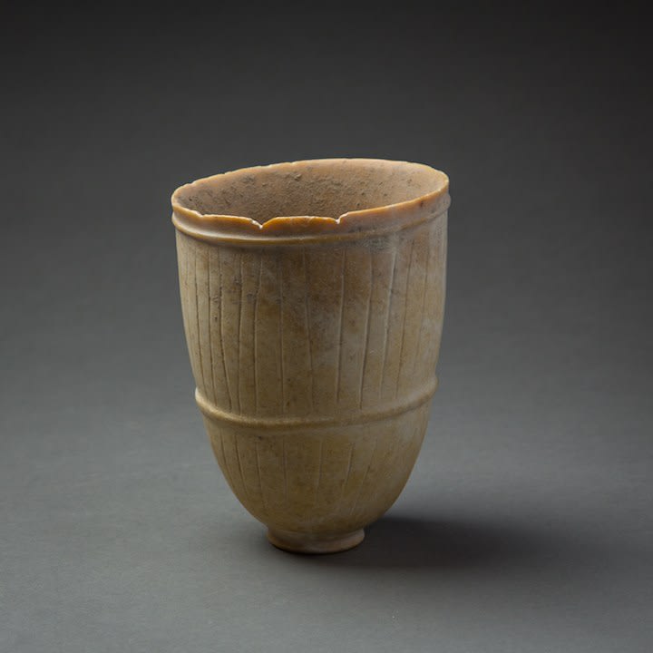 Incised Stone Goblet, 1600 BCE - 1100 BCE