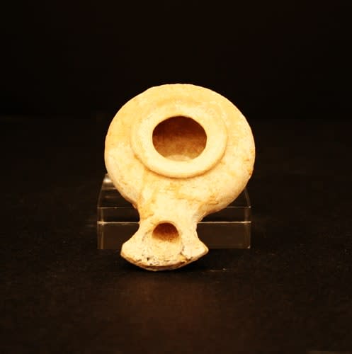 Roman Oil Lamp of the Herodian Period, 50 BCE - 50 CE