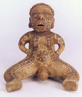 Terracotta Statue of a Woman Giving Birth, 500 CE - 800 CE