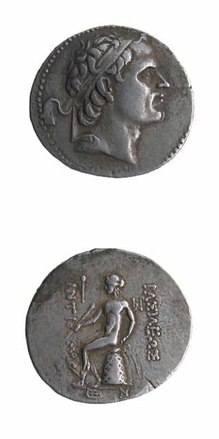 Silver Tetradrachm of King Antiochus III the Great, 223 BCE - 187 CE