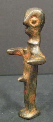 Syrio-Hittite Bronze Hermaphrodite Figure, 2500 BCE - 1800 BCE