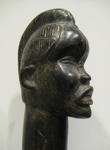 Dan Wooden Sculpture of a Woman, 20th Century CE