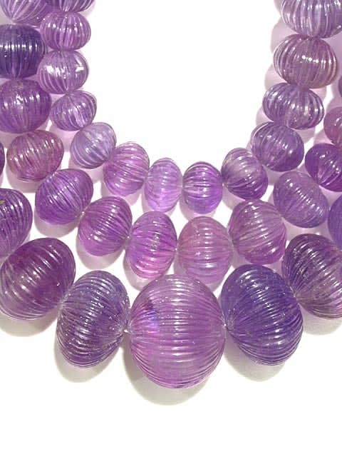 Amethyst Bead Necklace