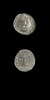 Silver Denarius of Emperor Caracalla, 199 CE - 201 CE