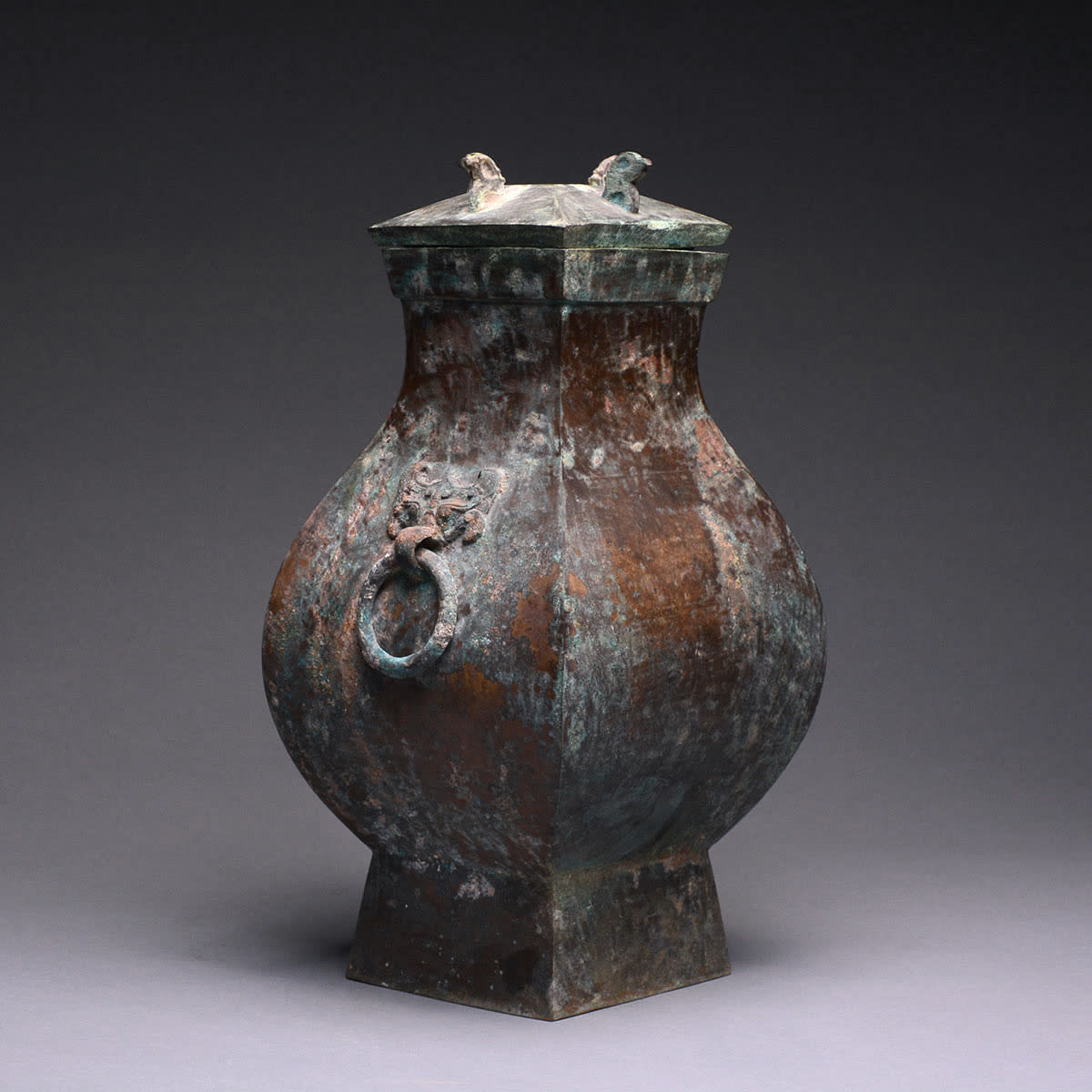 Han Bronze Fang Hu, 206 BCE - 220 CE