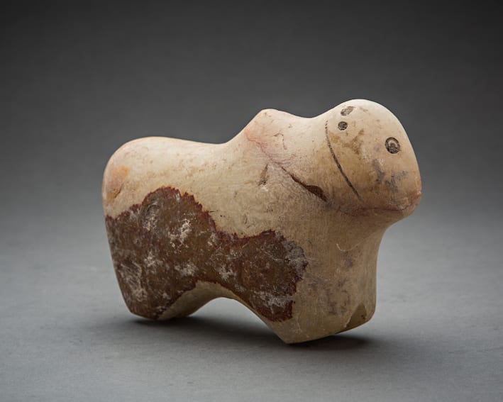 Alabaster Zoomorphic Sculpture, 3000 BCE - 2000 BCE