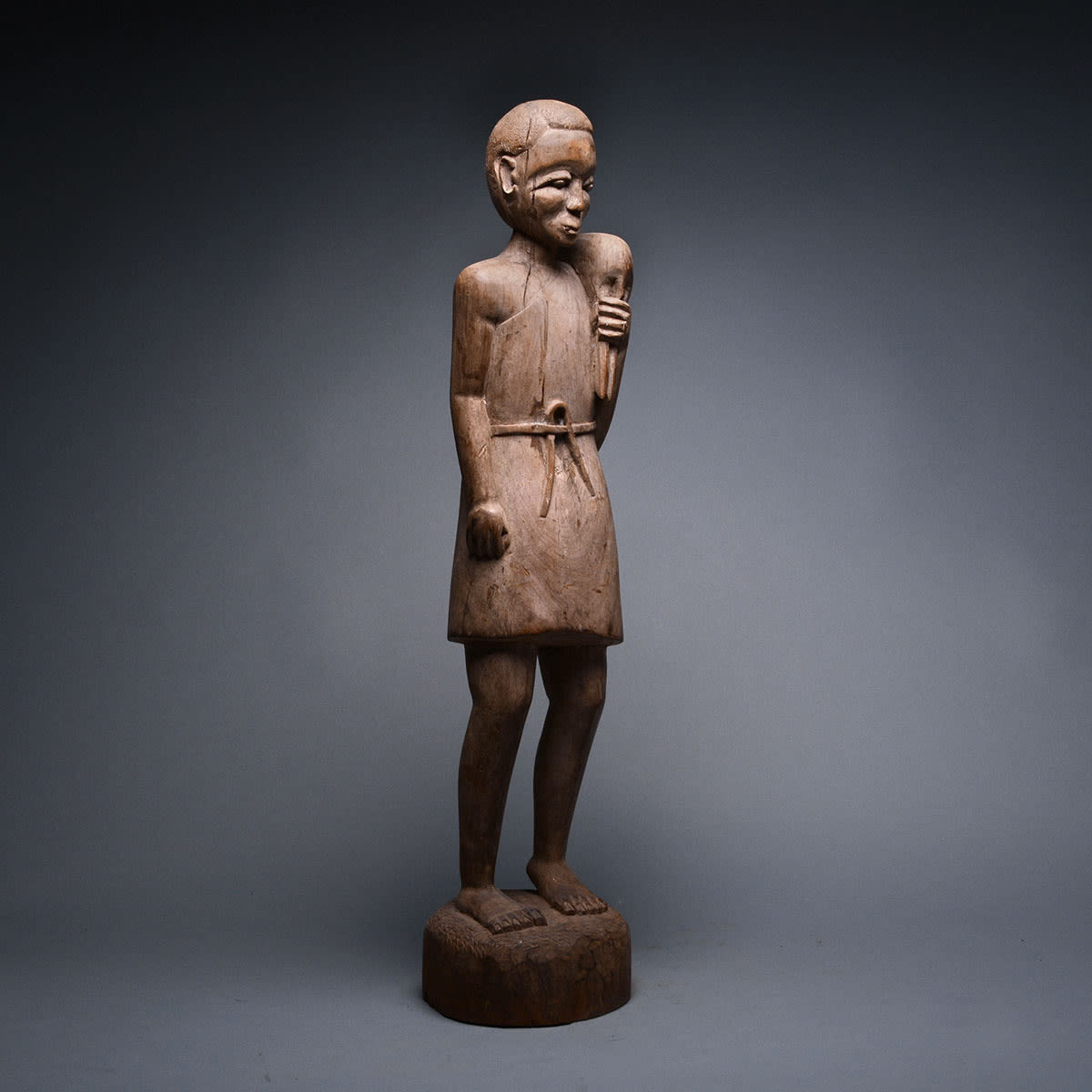 Bambara Wooden Sculpture of Christ, 20th Century CE
