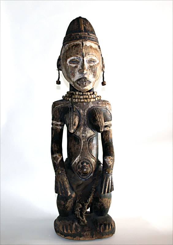 Idoma Seated Female Figure, 19th Century CE - 20th Century CE