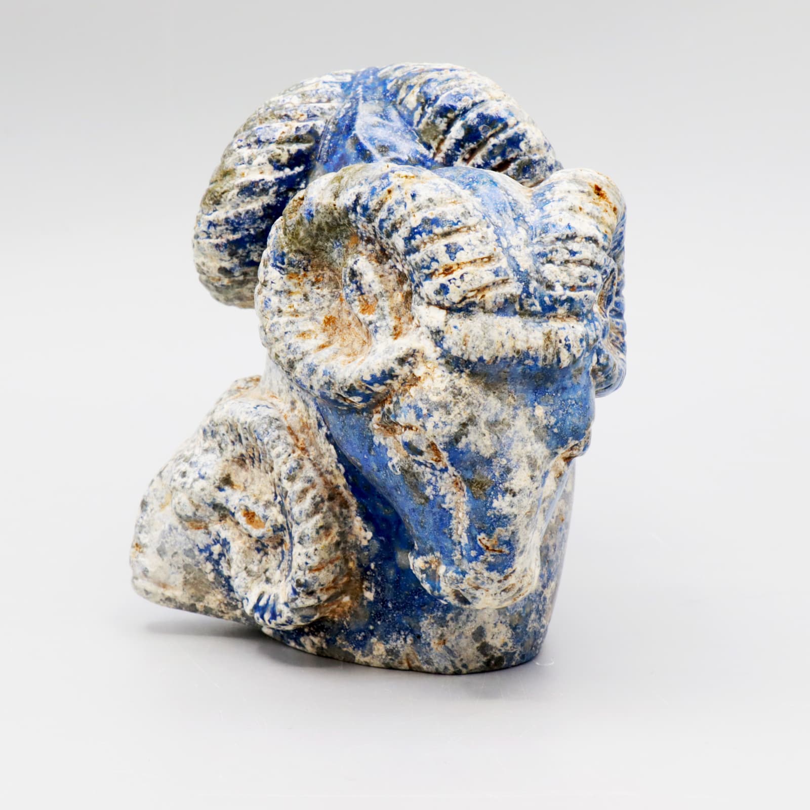 Bactrian Votive Sculpture, depicting Three Rams' Heads, Third Millennium BC