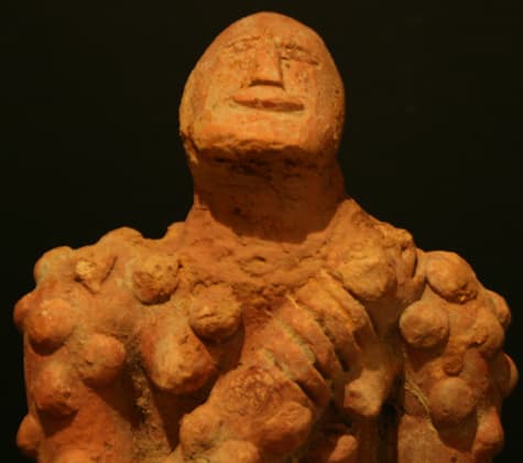 Djenne Terracotta Figure of a Kneeling Male, 1200 CE - 1400 CE