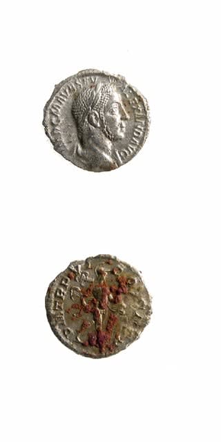 Silver Denarius of Emperor Severus Alexander, 222 CE - 228 CE