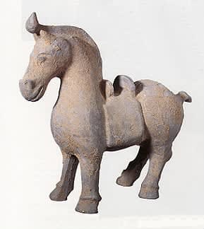 Han Terracotta Sculpture of a Horse, 206 BCE - 220 CE