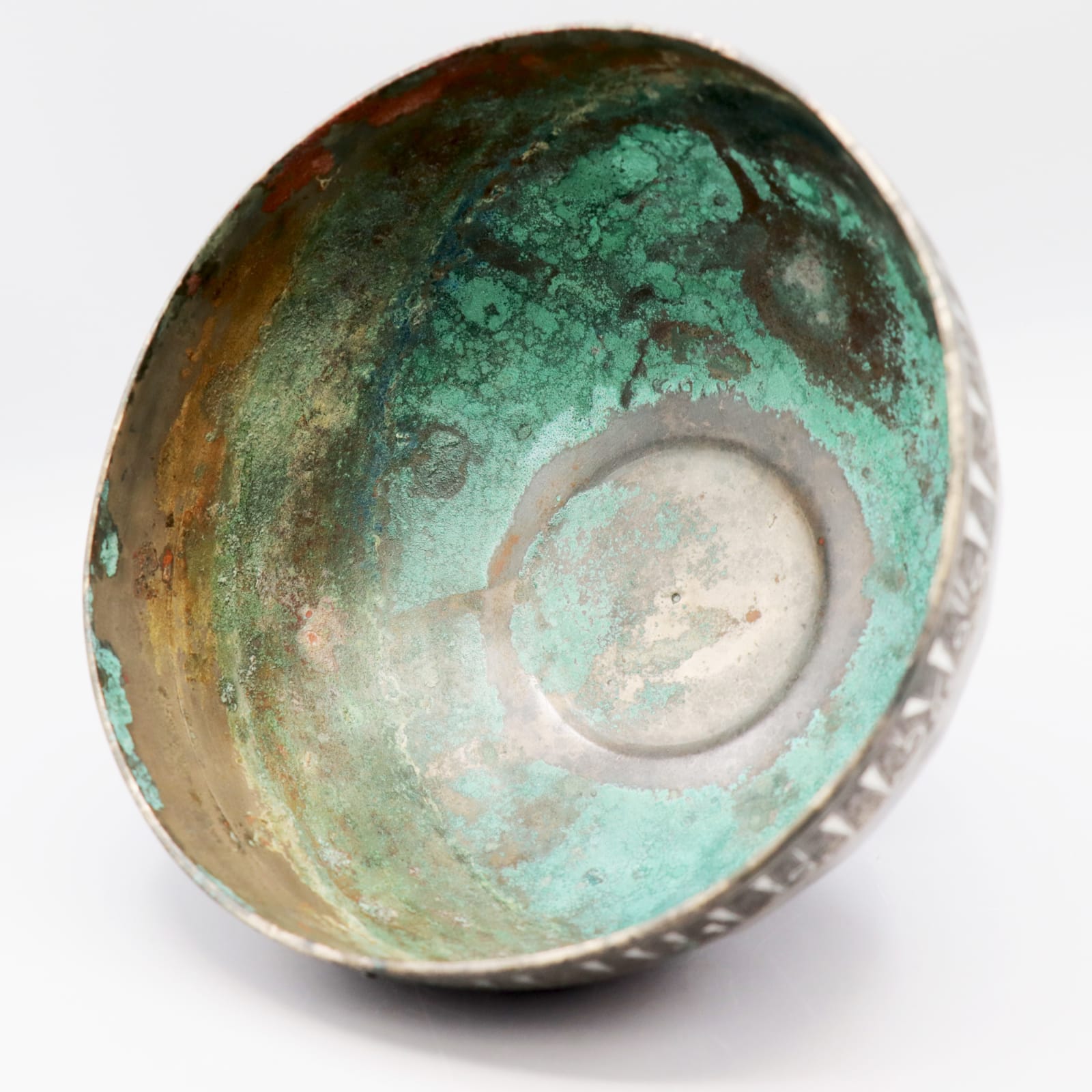 Seljuk Inscribed Footed Bowl or Cup, 12th Century CE