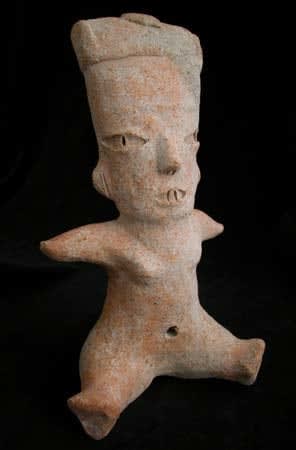 Tlatilco Sculpture of a Seated Woman, 1150 BCE - 550 CE