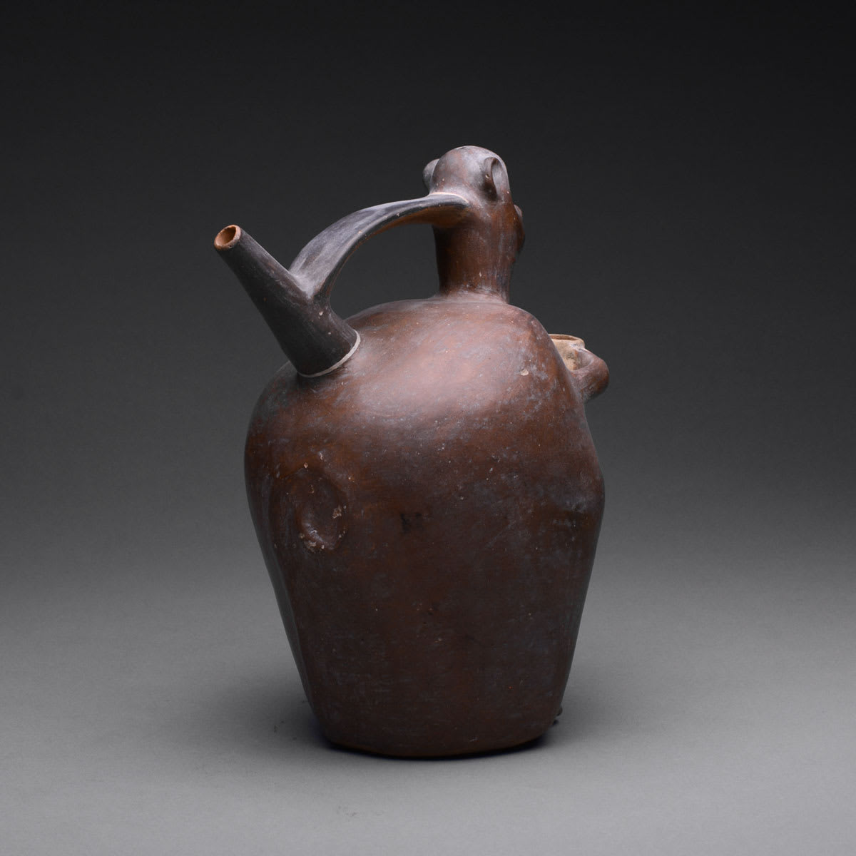 Paracas/Nazca Vessel in the Form of a Monkey, 200 BCE - 200 CE