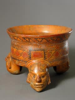 Tripod Vessel, 500 CE - 1000 CE