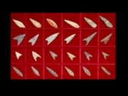 Set of Twenty-Four Neolithic Flint Arrowheads, 6000 BCE - 4000 BCE