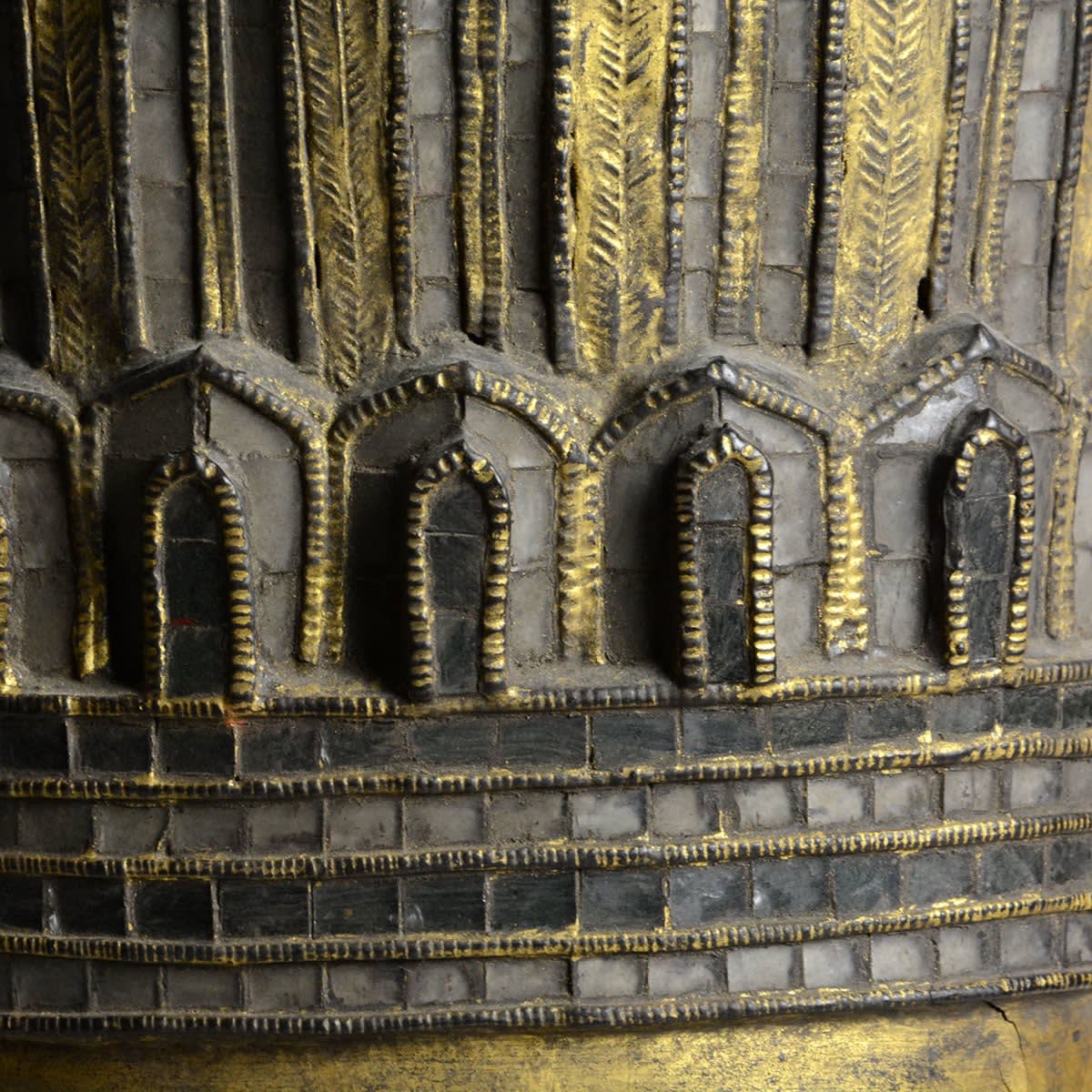 Shan Gilt Wooden Sculpture of the Buddha, 18th Century CE