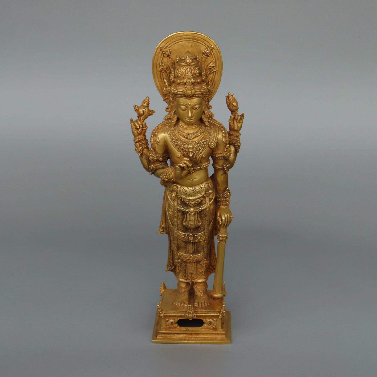 Balinese Gold Figure of Vishnu, 900 CE - 1300 CE