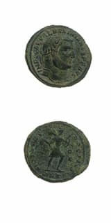 Bronze Follis of Emperor Galerius, 305 CE - 311 CE