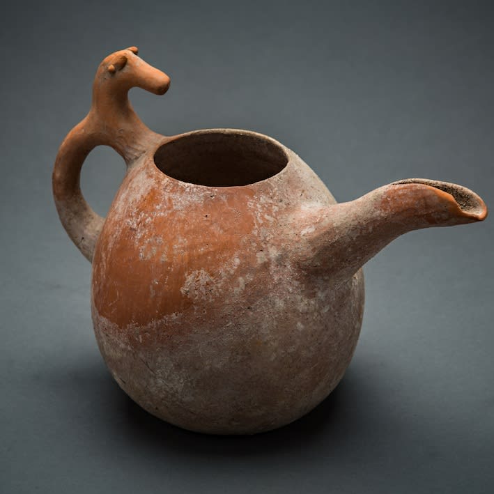 Terracotta Tea Pot, 1200 BCE - 700 BCE