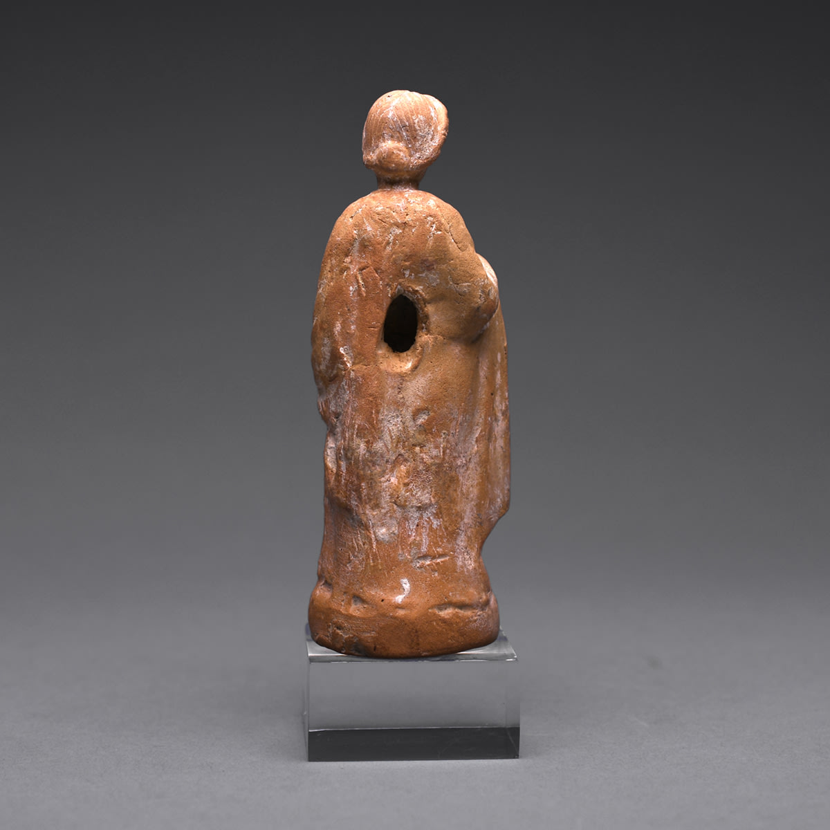 A Hellenistic Terracotta Statue of a Standing Woman
