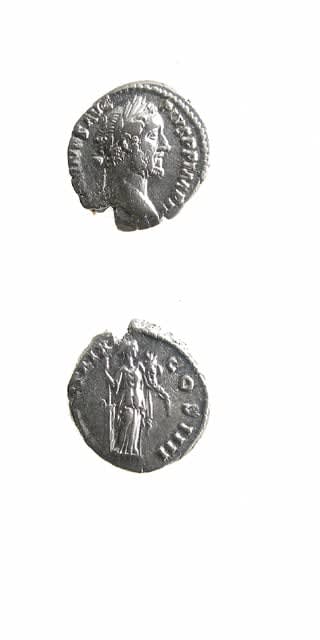 Silver Denarius of Emperor Antoninus Pius, 138 CE - 161 CE