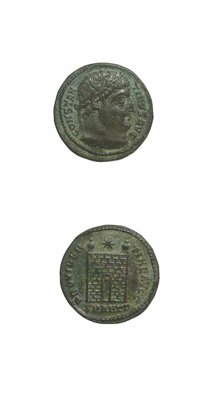 Bronze Coin of Emperor Constantine I the Great, 307 CE - 337 CE
