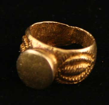 Akan Gold Ring, 18th Century CE - 19th Century CE