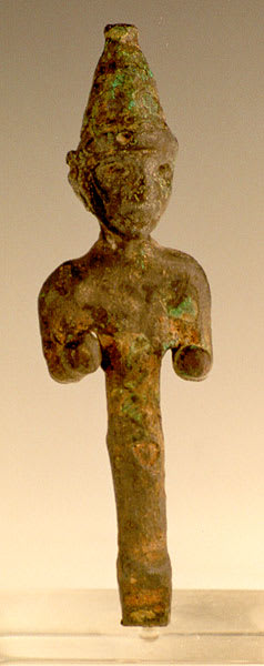 Canaanite Bronze Sculpture of a Deity, 1900 BCE - 1600 BCE