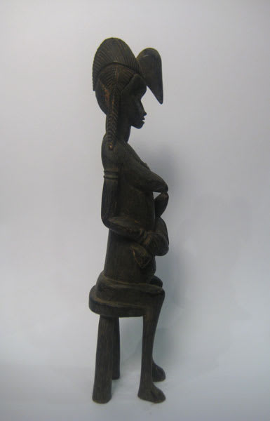 Senufo Wooden Fertility Sculpture, 20th Century CE