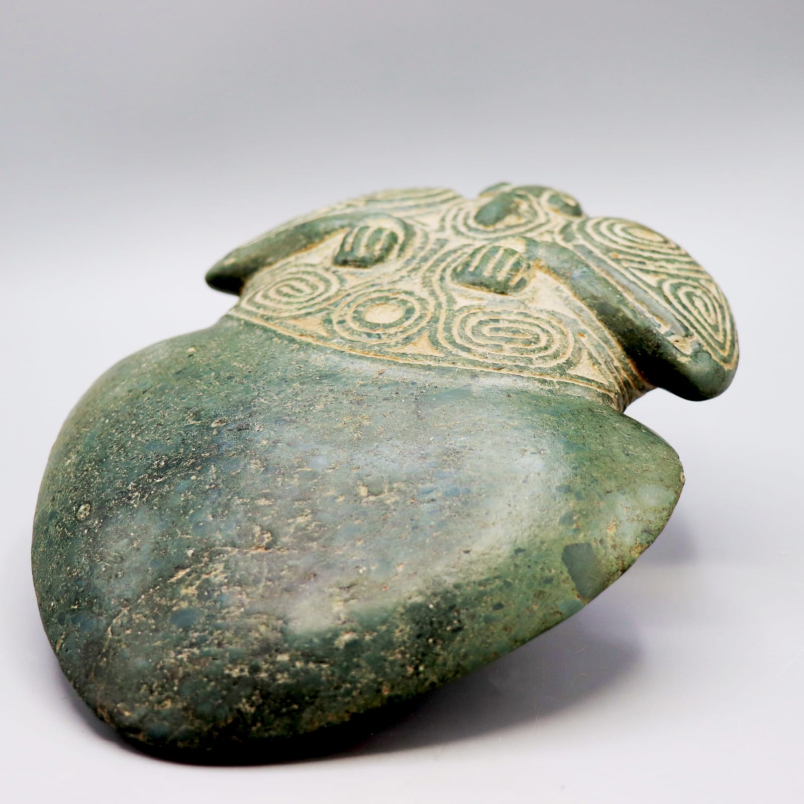 Taino Celt, depicting 'Bird-Man' Motif, 1300 CE - 1400 CE