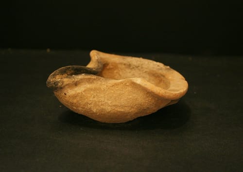 Early Israelite Terracotta Oil Lamp, 1000 BCE - 587 BCE