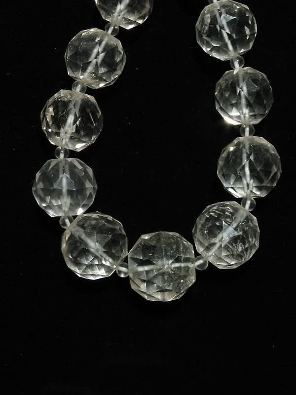 Rock Crystal Bead Necklace