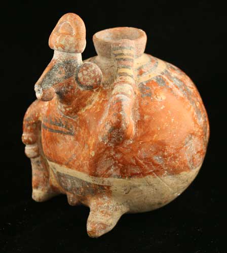 Nayarit Terracotta Anthropomorphic Vessel, 300 BCE - 300 CE