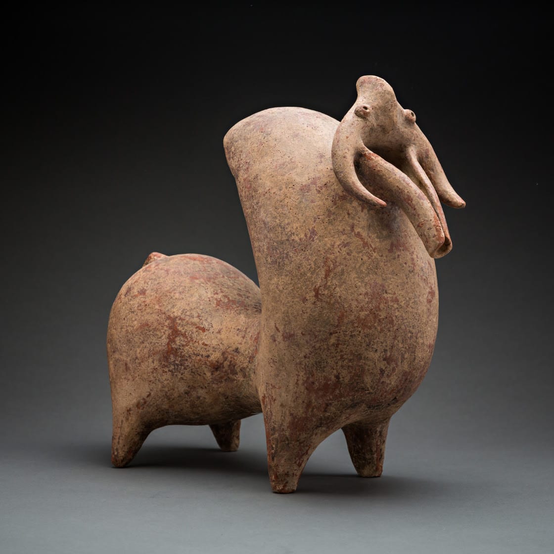 Amlash Terracotta Vessel in the Form of a Zebubull, 1200 BCE - 800 BCE