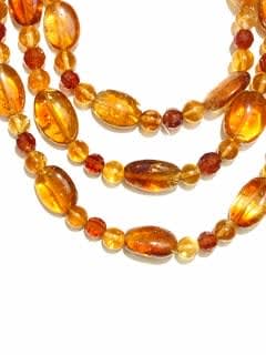 Citrine Bead Necklace