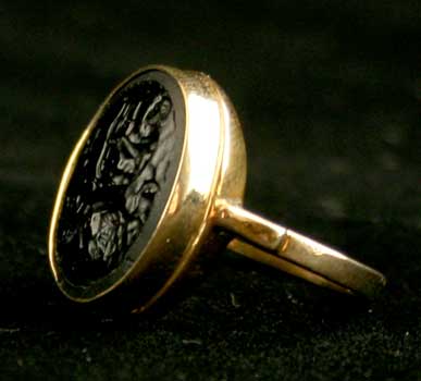 Tassie Glass Intaglio of the God Apollo Playing a Lyre, 18th Century CE