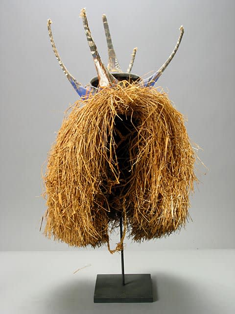 Yaka Polychrome Circumcision Mask, 20th Century CE