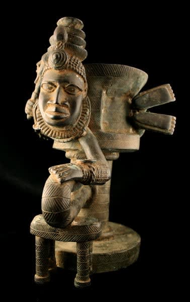 Ife Style Bronze Vessel, 20th Century CE