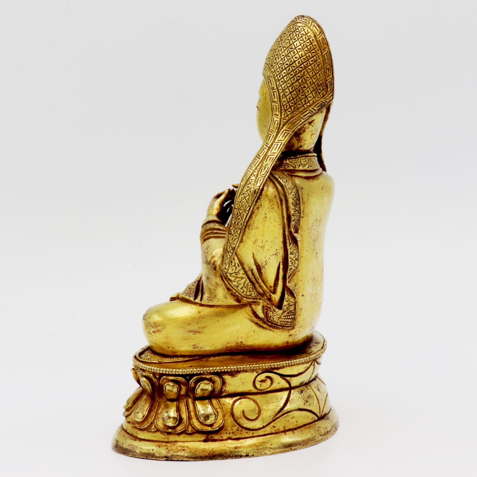Sino-Tibetan Figure of Tsongkhapa, Nineteenth Century AD