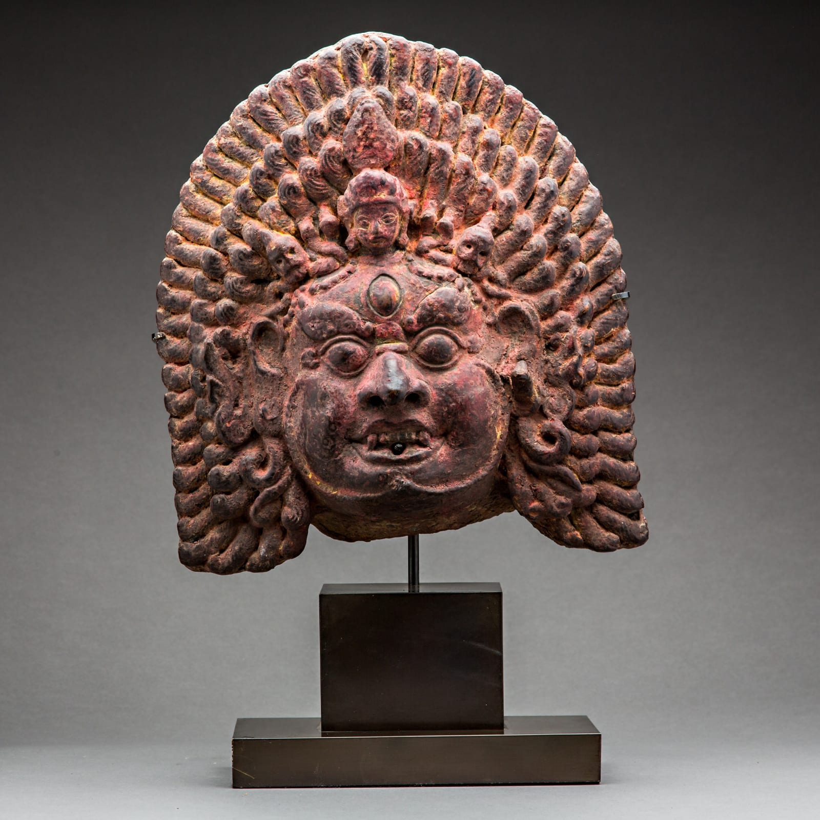 Wooden Bhairava Mask, 1500 CE - 1700 CE