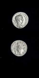 Silver Denarius of Emperor Severus Alexander, 222 CE - 228 CE