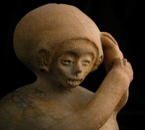 Terracotta Vessel in the Form of a Figure, 500 BCE - 100 CE