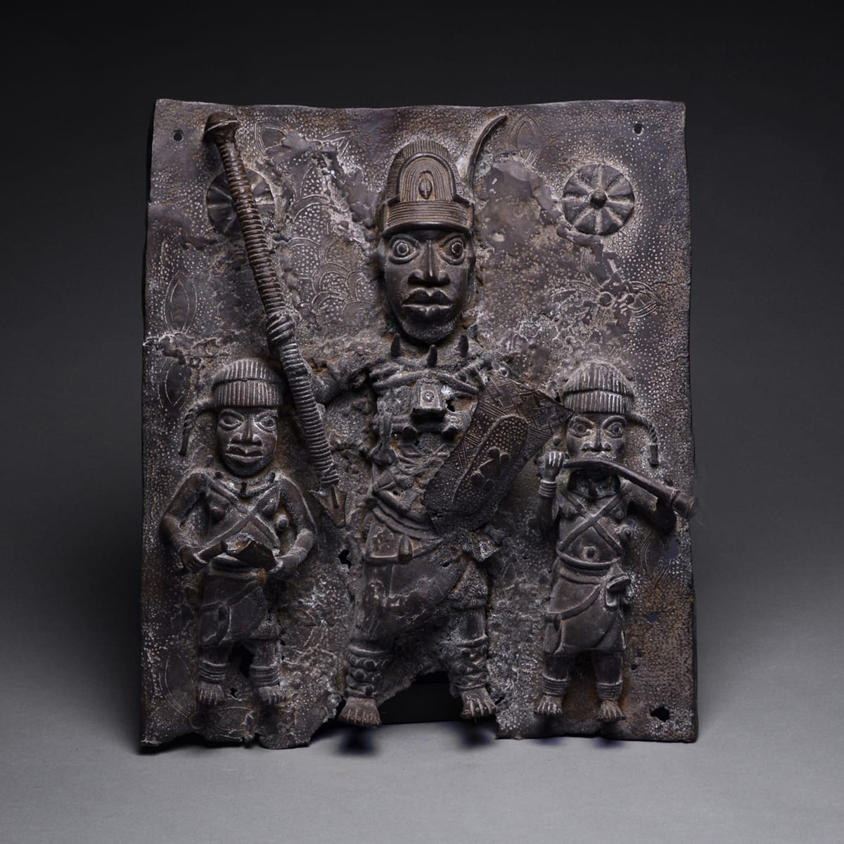 Benin Style Bronze Plaque, 19th Century AD – 20th Century AD