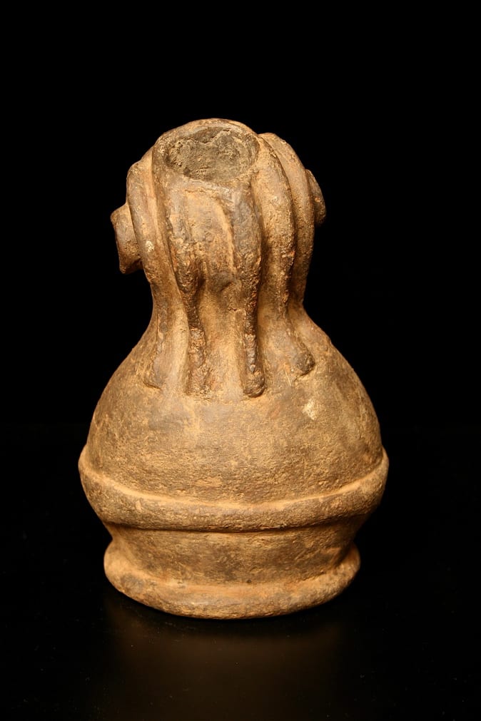 Azande Terracotta Anthropomorphic Vessel, 20th Century CE