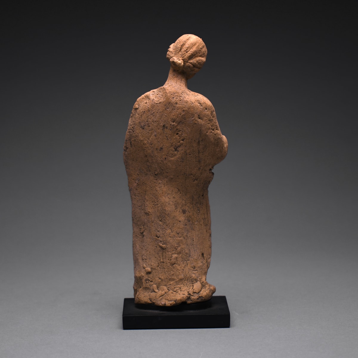 A Hellenistic Terracotta Statue of a Standing Woman